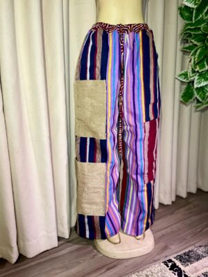 Ankara Cargo Pants x Aso-oke