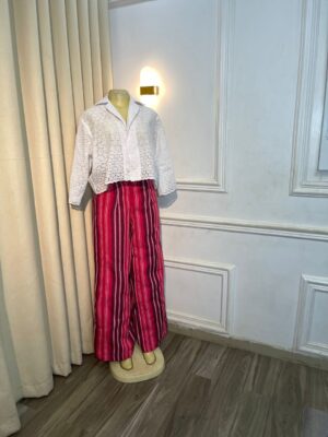 2026/01/328213.jpg Stylish Aso Oke Pants and Lace Top