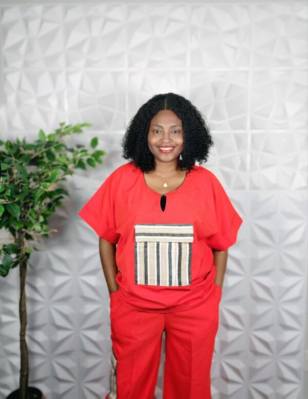 Red Two Piece Set