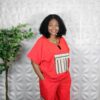 Red Two Piece Set