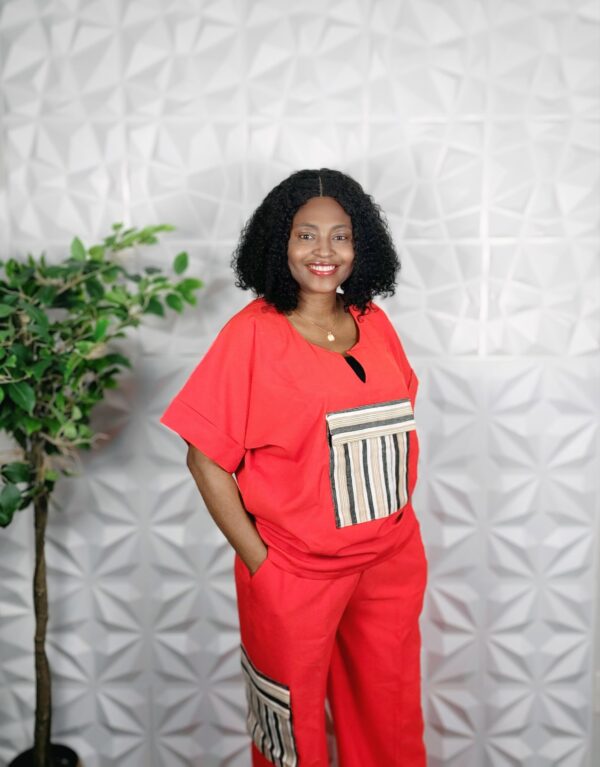 Red Two Piece Set