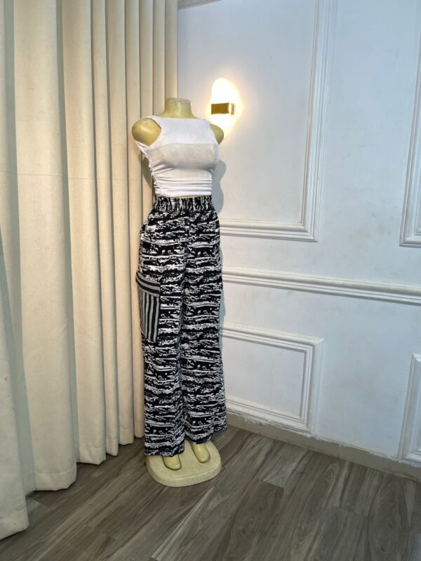 Ankara Cargo Pants x Aso-oke