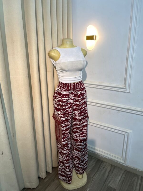 Ankara Cargo Pants x Aso-oke