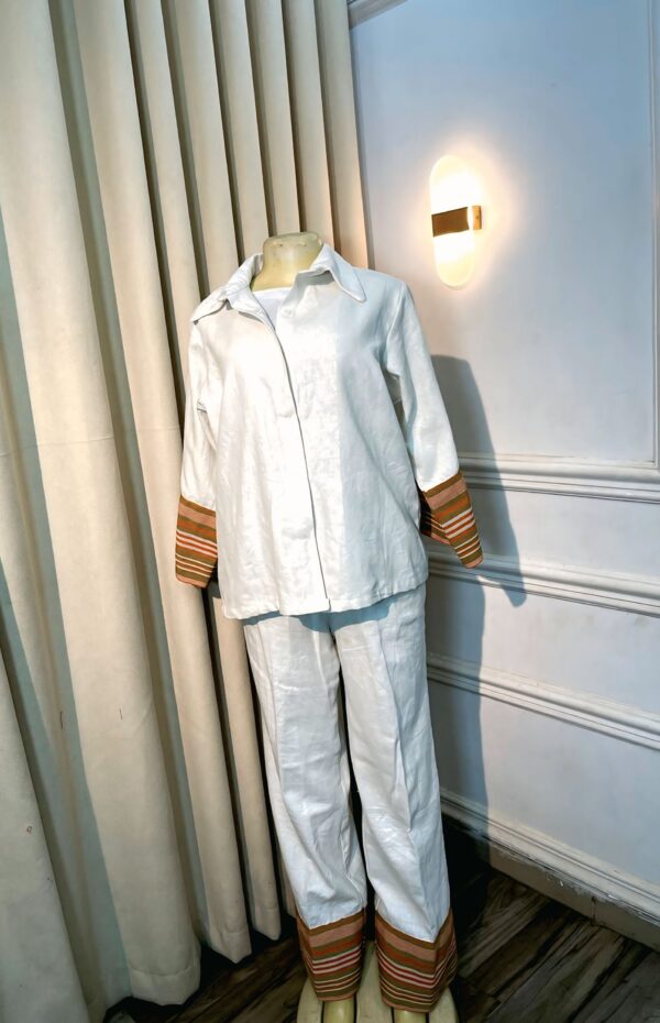 Two Piece Pants and Shirt x Aso-oke