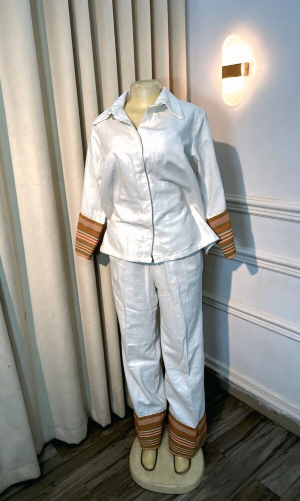 Two Piece Pants and Shirt x Aso-oke