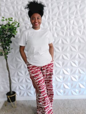 Ankara Cargo Pants x Aso-oke