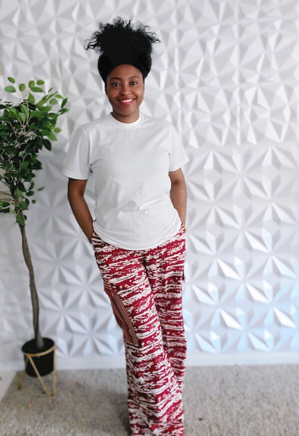 Ankara Cargo Pants x Aso-oke