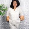 Two Piece Pants and Shirt x Aso-oke